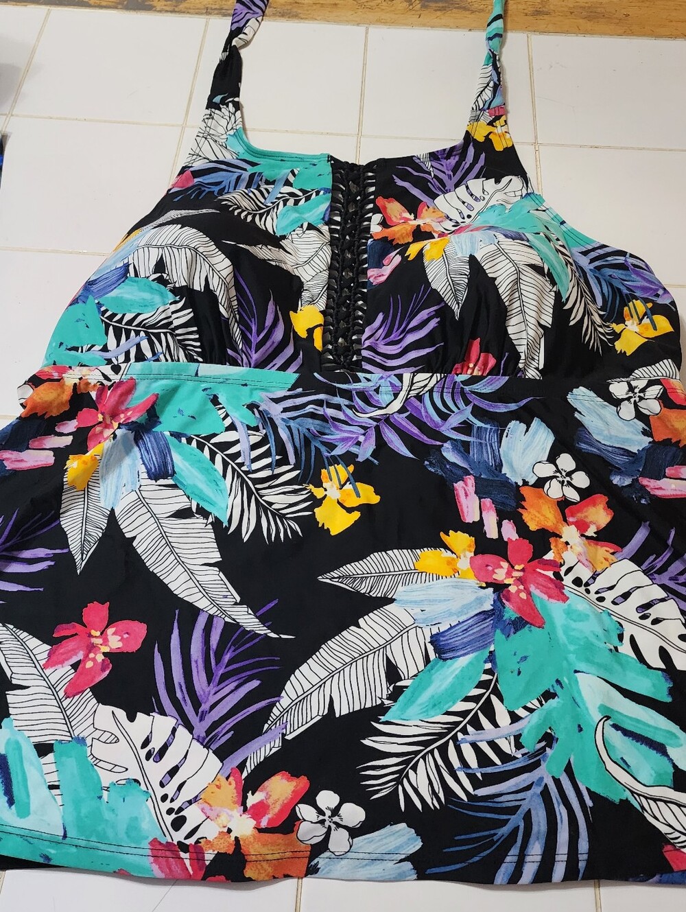 Floral Tankini Top